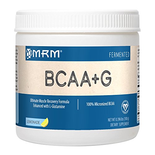Image of MRM BCAA + G Powder - Ultimate Recovery Drink - For Women & Men - Formula with Branched-Chain Amino Acids & Glutamine, Supports Muscle Recovery, Vegan, Keto, Gluten-Free - 27 Servings, Lemonade Flavor