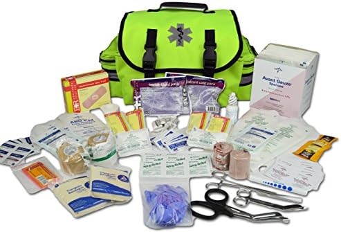 Lightning X Small Medic First Responder EMT Trauma Bag Stocked First Aid Trauma Fill Kit A