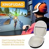 XINGFUDAO Headphone Carrying Case compatible with PlayStation Pulse Elite™ Wireless Headset/Other headphones of the same size, Portable Storage Bag for Headphones, Black - Image 2