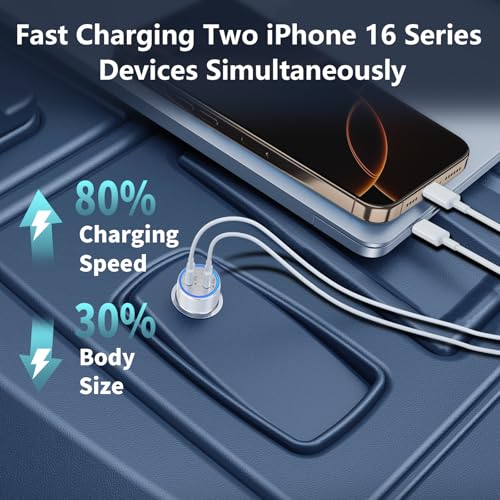 Linocell 95171 [Mfi Certified]Iphone Fast Car Charger thumb #6
