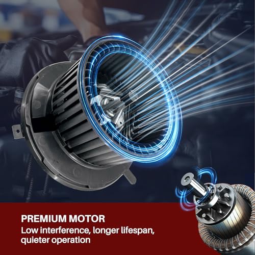 Image of 700182 AC Heater Blower Motor Fan Assembly Fit for Audi a3 2006-2013,for Volkswagen cc eos GTI Jetta Passat Rabbit tiguan Limited 1K1819015F, VW3126103