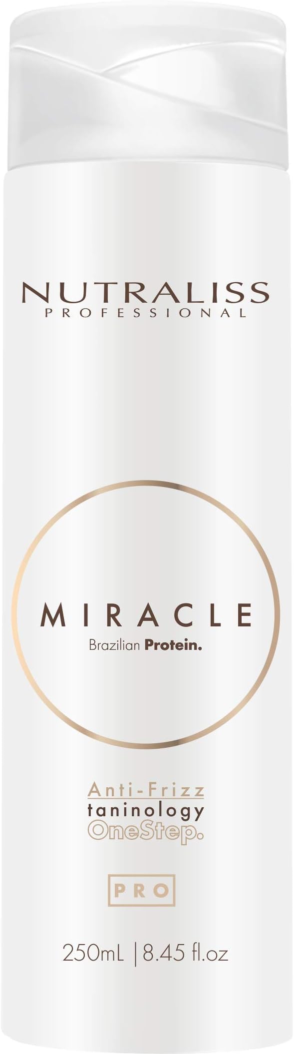Protein Formaldehyde Free OneStep Keratin - Plant-Based, Natural Cream for Wavy Curly Hair - Unscented - Straightens and smooths hair, reduces frizz for long-lasting results (250 mL)