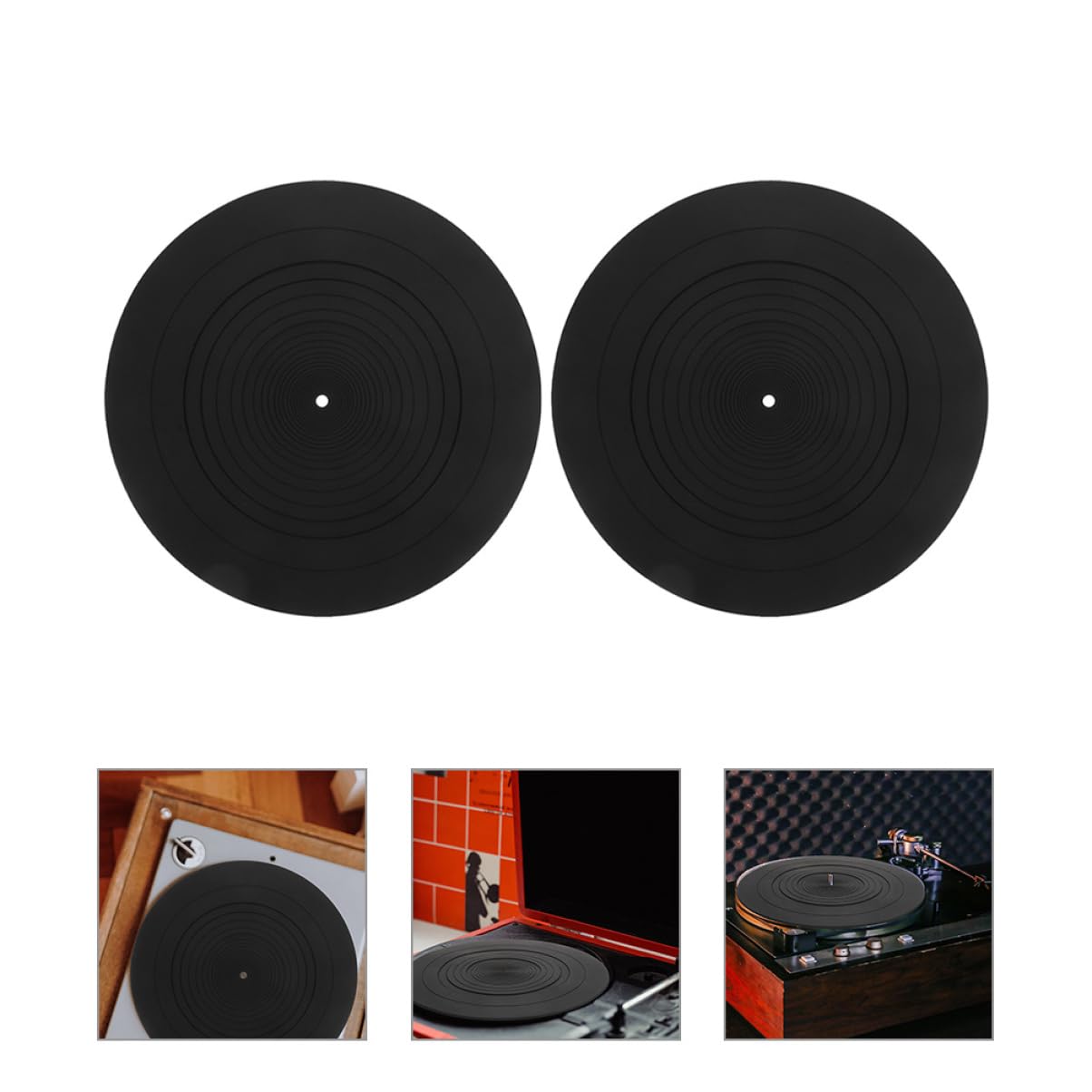 TOYANDONA 2 Szt Podkładka Pod Gramofon Podkładka