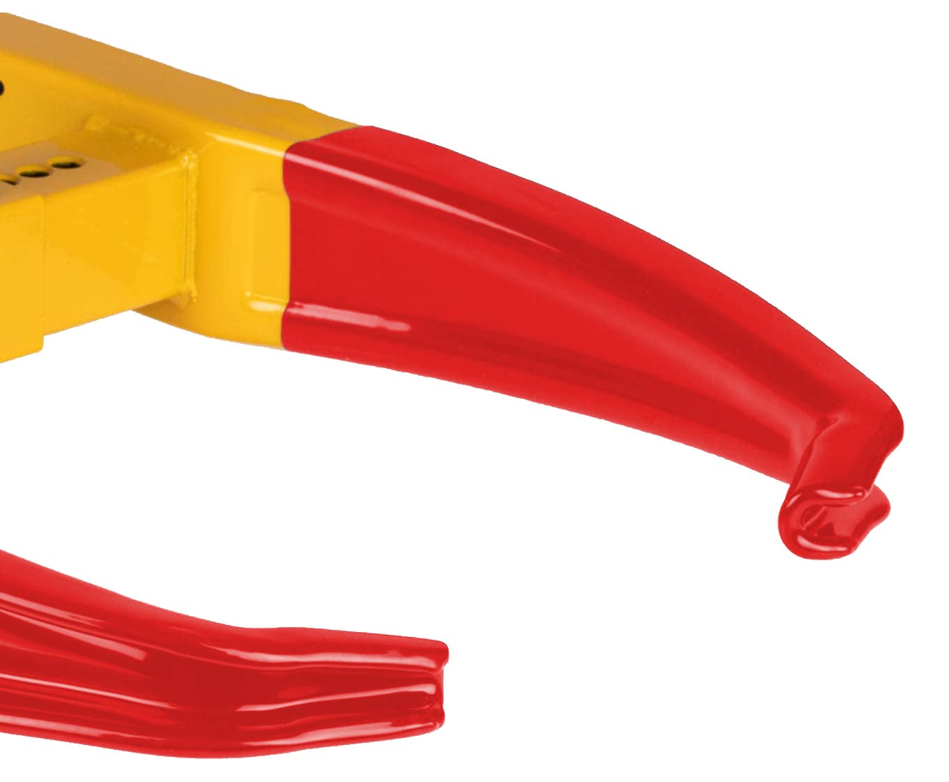 HP-Autozubehör 10055 Parkkralle passend bis 330mm Reifenbreite, Gelb/Rot