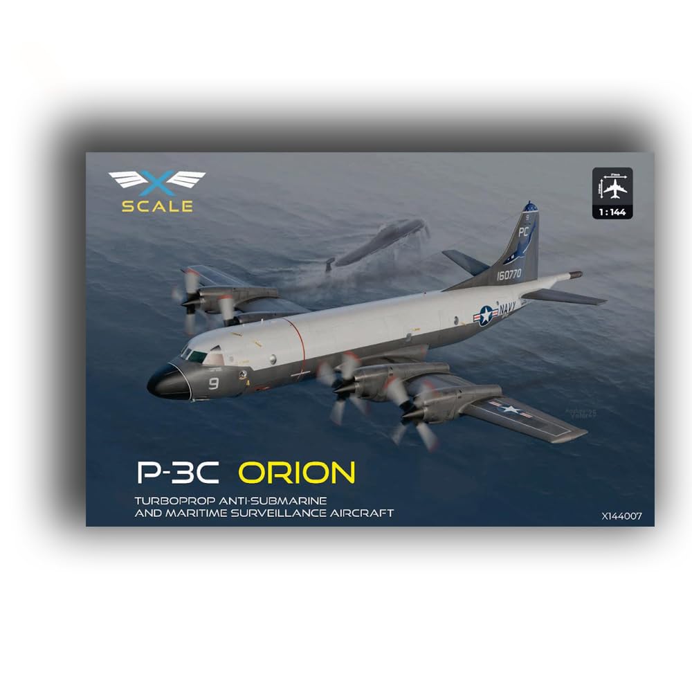 Amazon.com: X-Scale 144007 1/144 P-3C Orion Turboprop Anti