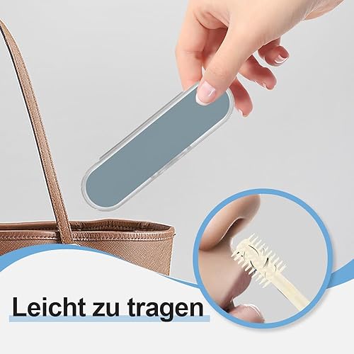 Miniatura 7 de Cortador de pelo nasal 2 en 1, manual actualizado 2025, herramienta de depilación de fosas nasales giratoria de 360 con caja de almacenamiento,