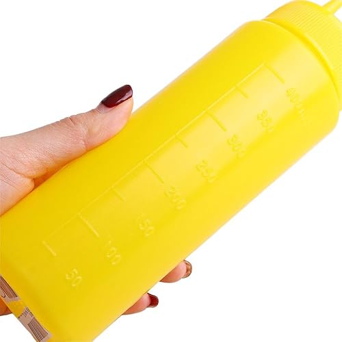 Miniatura 5 de Botellas exprimibles de condimentos de 3 agujeros, vinagre de mostaza, salsa de ensalada, dispensador de frascos de aceite, botella exprimible,