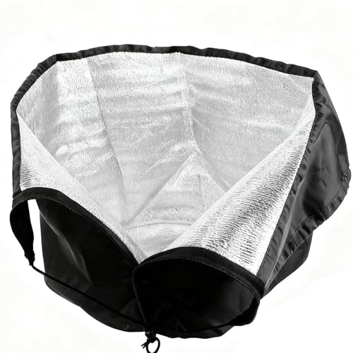 冬用の植物カバー |再利用可能な寒い天候用フラワープロテクター ジッパー巾着付き - 冬用植物カバー 凍結防止 - 屋外庭果樹鉢植え花用 低木、ジッパーと巾着付き、防寒プロテクター、ジャケッ