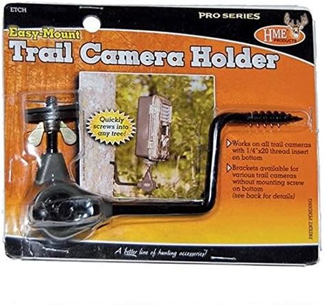 BUILT TO LAST! 3 Pack HME Economy Trail Camera Mount USA Certified Easy Mount Game Camera Holder Plus Keychain Light
