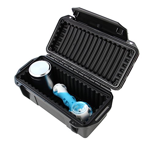 SHBC Smoker Smell Proof Container 8 Inch-The Stash Box Waterproof/Odor Resistant/Lockable Security Lid/Fits Pax 2/ Grinder/Containers -More Smoking Accessories Travel, Hidden and Storage - Image 6