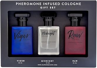 RawChemistry - A Pheromone Infused Mens Cologne Gift Set - Set of 3 Colognes