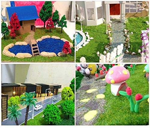 Nwfashion 8 X 20G Static Grass Dressing Scatter Flock For Micro Landscape Material #TOP5