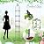 Sadnyy 2 Pack 7 ft Garden Trellis Obelisk for Rose Trellis Climbing Plants Outdoor Rustproof for Pots Tall Tower Plant Support Metal Garden Vines Flower Plants Support Outdoor Indoor (Black)