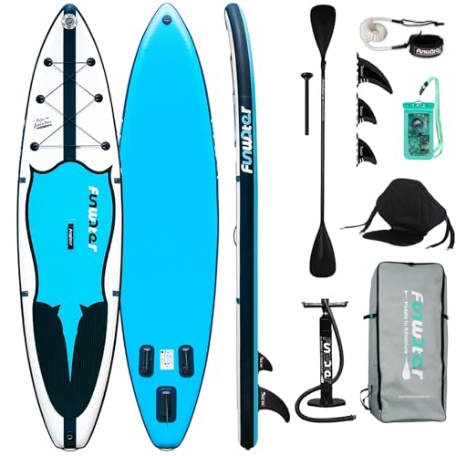 Planche à Pagaie Gonflable 12,6'x30''x6'' Planche à Pagaie Ultra-légère Avec Accessoires Sup