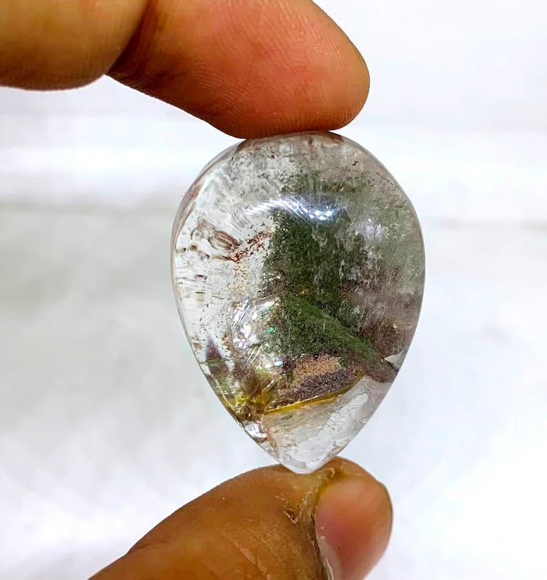 Quartz naturel de jardin poire GH_NAT_03361, gemme de collection pour haute bijouterie - 6