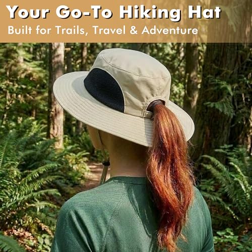 Sombrero de sol Tirrinia para mujer con ala ancha miniatura 2