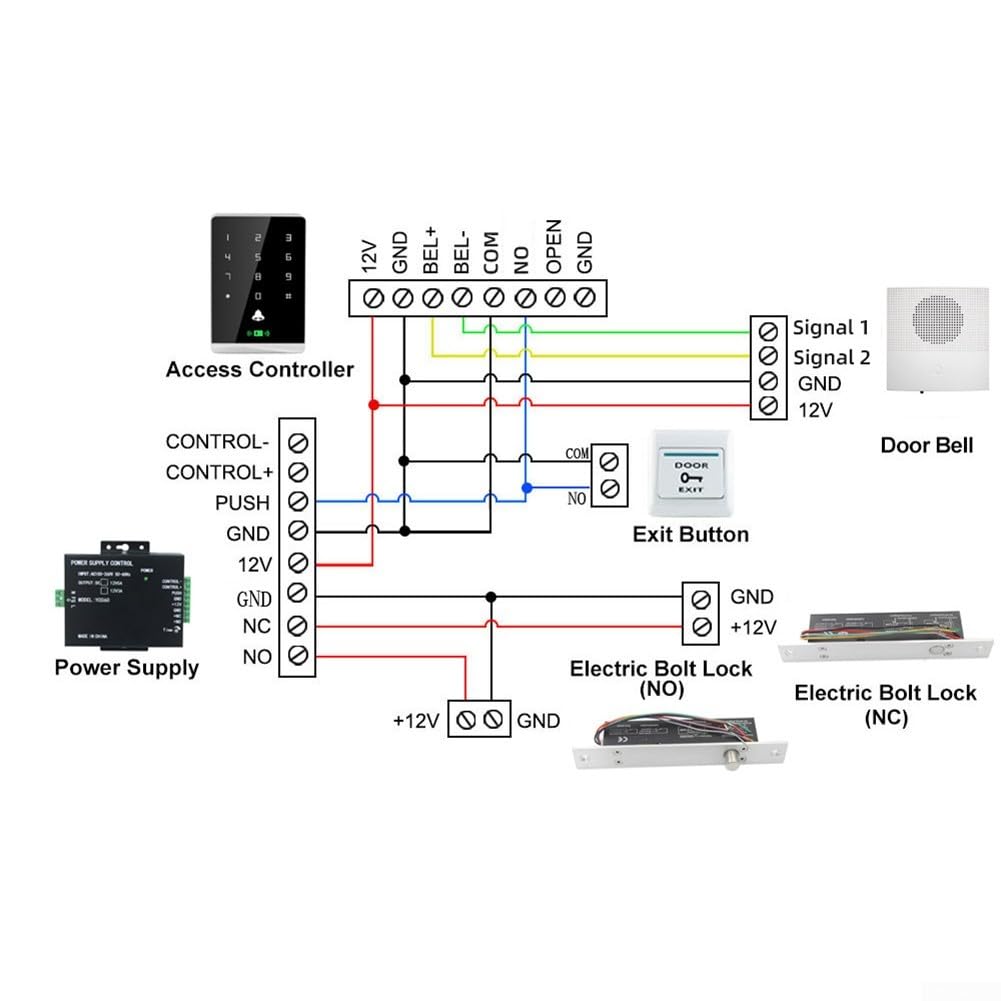 Timbre con cable con 38 melodías, amplia aplicabilidad, sonido nítido y agradable