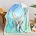 AILONEN Dreamcatcher Throw Blanket for Teens, Boho Dream Catcher Blanket Gifts for Kids,Feather Print Blankets for Room Sofa,Dreamcatcher Throw Blanket,Super Soft Fleece Blanket(Queen,70 x 55 Inches)