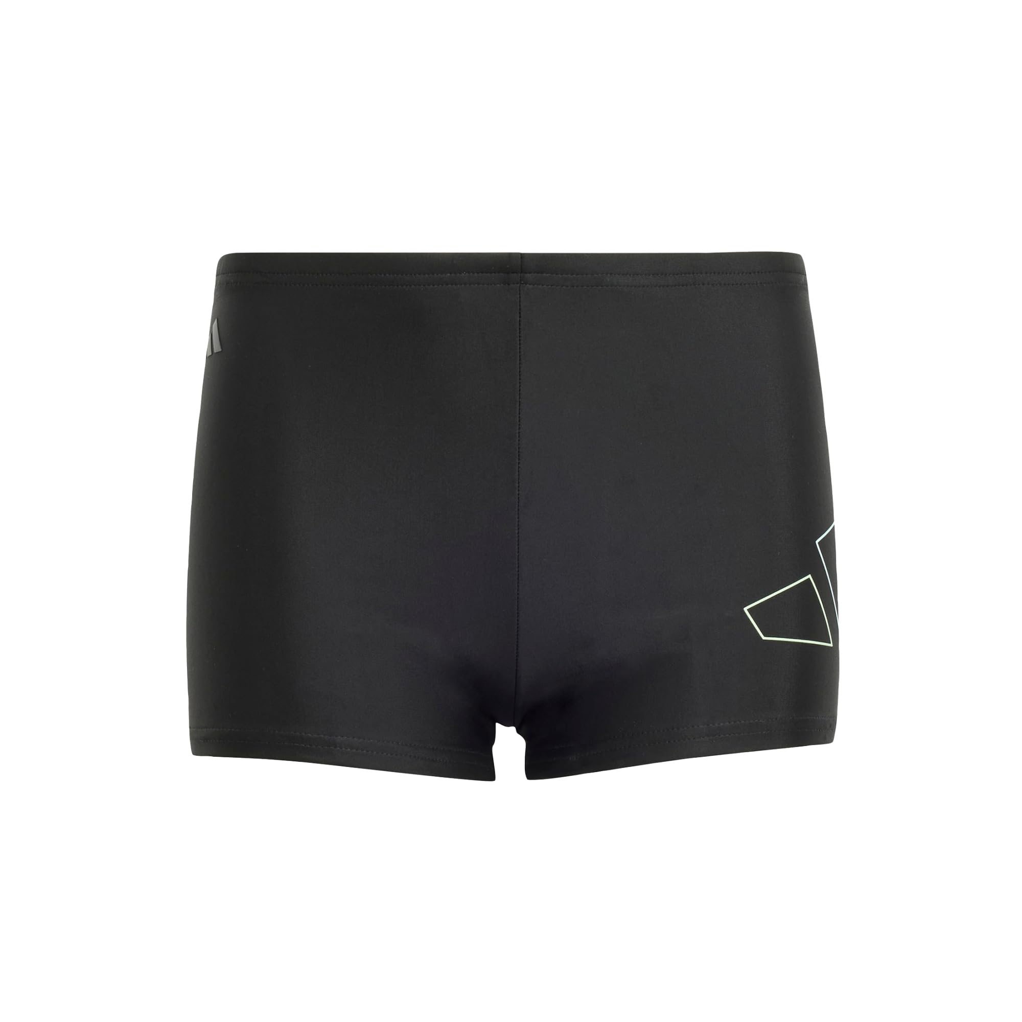 adidas Bóxer de natación Big Bars para niños, de 5 a 6 años, Color Negro, Negro, 3 años