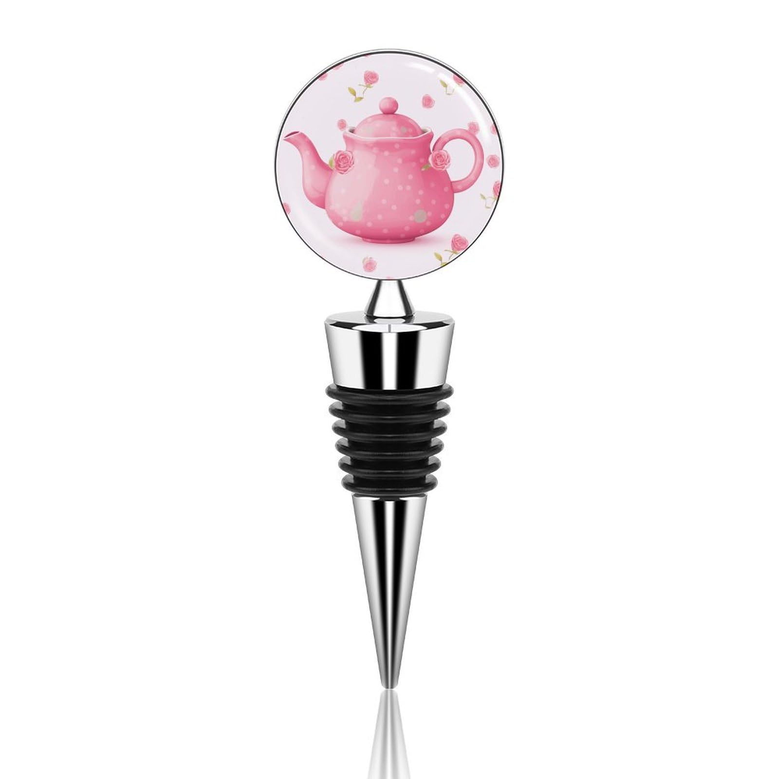 Bouchon de vin réutilisable en alliage de zinc, l'excellence du silicone pour bar