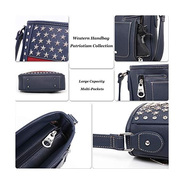 Montana-West-Womens-Patriotic-Studded-Tote-Satchel-Handbags-Concealed-Carry-Purse-Crossbody-Bags Montana West Patriotic Shoulder Bag American Flag Handbag Purse for Women Concealed Carry Crossbody Bags Navy US04G-8287NY