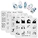 KADS Nail Art Stamp Plate Ocean Sea Mermaid Series Nail stamping plate Template Image Plate Nail Art DIY Decoration Tool
