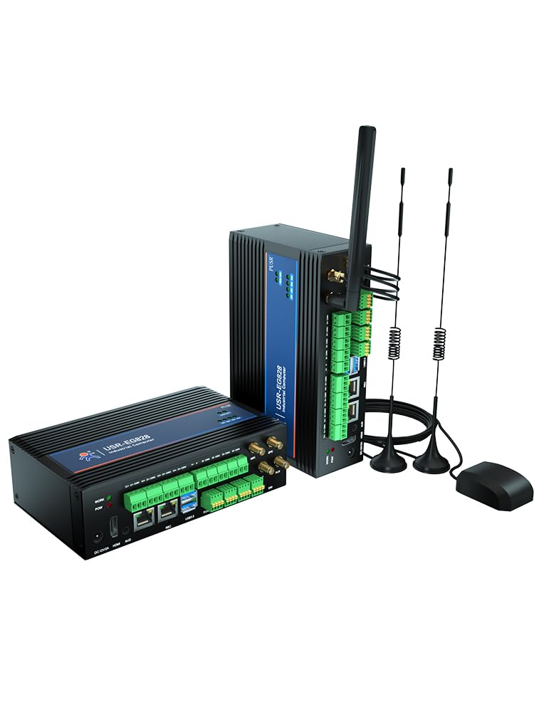 PUSR ARM Embedded Industrial Computer Support 4G Ethernet WiFi IO with Powerful Processor Linux Open Source and an ARM Architecture Edge Computing Gateway Support Video AI Model USR-EG828-GL