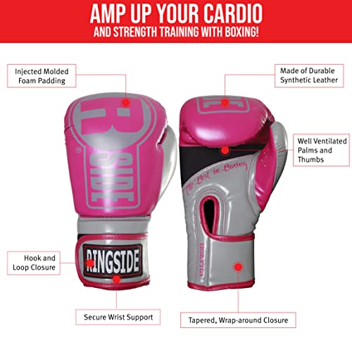 Image of Ringside Apex Bag Gloves, IMF-Tech Boxing Gloves with Secure Wrist Support, Synthetic Boxing Gloves for Men and Women