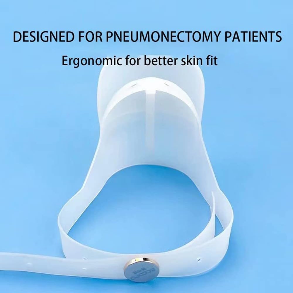 BLUEZY Protezione per Lo Stoma della Doccia, Collo Stoma della Protezione Protezione per La Trachea del Collo Protezione per La Stomia del Collo per Laringectomia E Tracheostomia