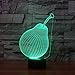Produktbild 3D Usb Obst Birnenform Nachtlicht 7 Farben Ändern Led Tischlampe Schlafzimmer Dekor Baby Schlaf Leuchte Für Kinder Geschenke