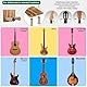 VINCOURNA Gitarrenhalter für die Wand, 2er-Set Gitarren Wandhalterung mit Regal, Wandhalterung Gitarre, Wandhalter Gitarre, Gitarrenhalter für Akustikgitarre, Bass, E-Gitarre, Ukulele - Karbonisiert S