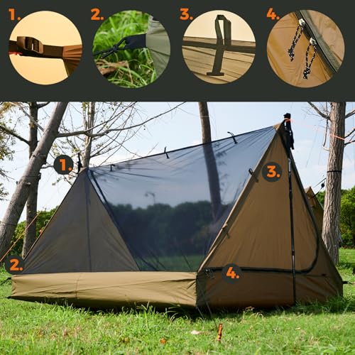Tienda Mosquitera onewind para 2 Personas, Resistente y Ligera miniatura 3