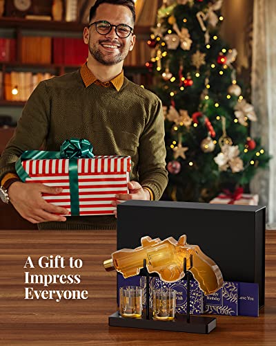 Gifts-for-Men-Dad-Kollea-9-Oz-Whiskey-Decanter-Set-with-2-Oz-Glasses-Unique-Dad-Christmas-Birthday-Gift-Ideas-from-Daughter-Son-Funny-Housewarming-Present-Cool-Liquor-Dispenser-for-Home-Bar