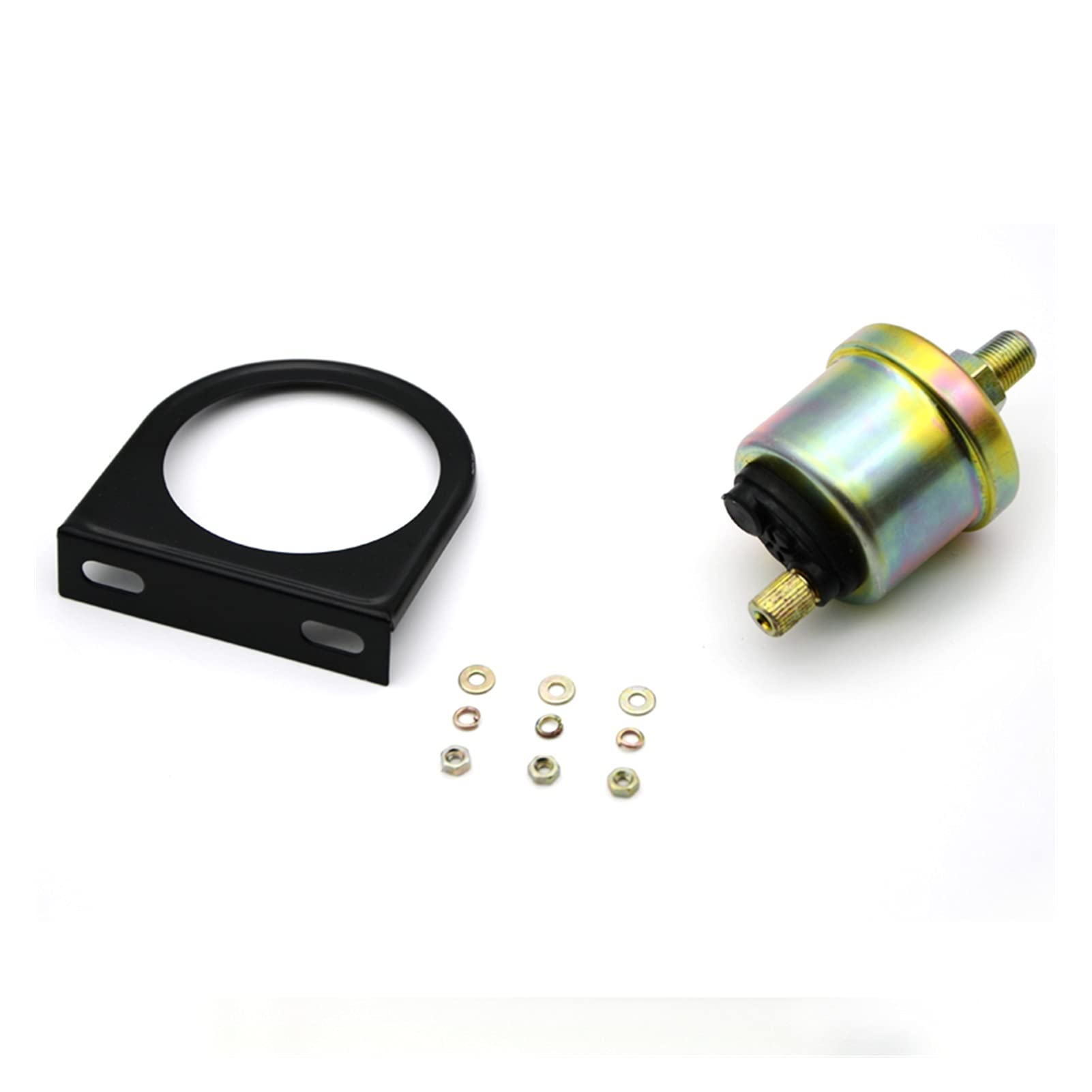 Medidores de presión de combustible de repuesto automotriz 2 "52mm medidor de presión de aceite para coche 0~7 KG 12V instrumento automático bisel negro medidor automático