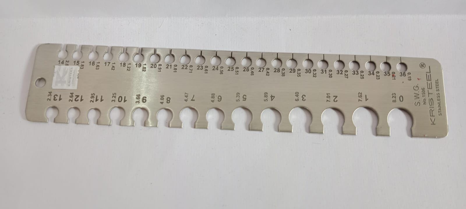 KRISTEEL 1506 RECTANGULAR WIRE GAUGE 1-36 SWG STAINLESS STEEL PACK OF 1 (B0D2VS48BX) Amazon Price History, Amazon Price Tracker