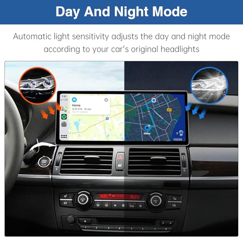 Road Top Pantalla CarPlay 12.3" para BMW X5 X6 E70/E71 miniatura 6