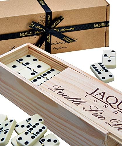 – Dominoes Set | Complete D6 Dominoes Game for Children & Adults | Dominos Set with Sliding Lid | Traditional Games | Since 1795