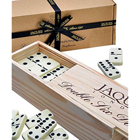 Jaques of London Double 6 Dominoes Set Cover