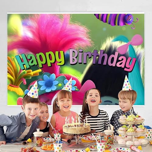 Image of M-F Photography Backdrop for Birthday Decoration, Shower Photography Banner Decoration (5x3ft)