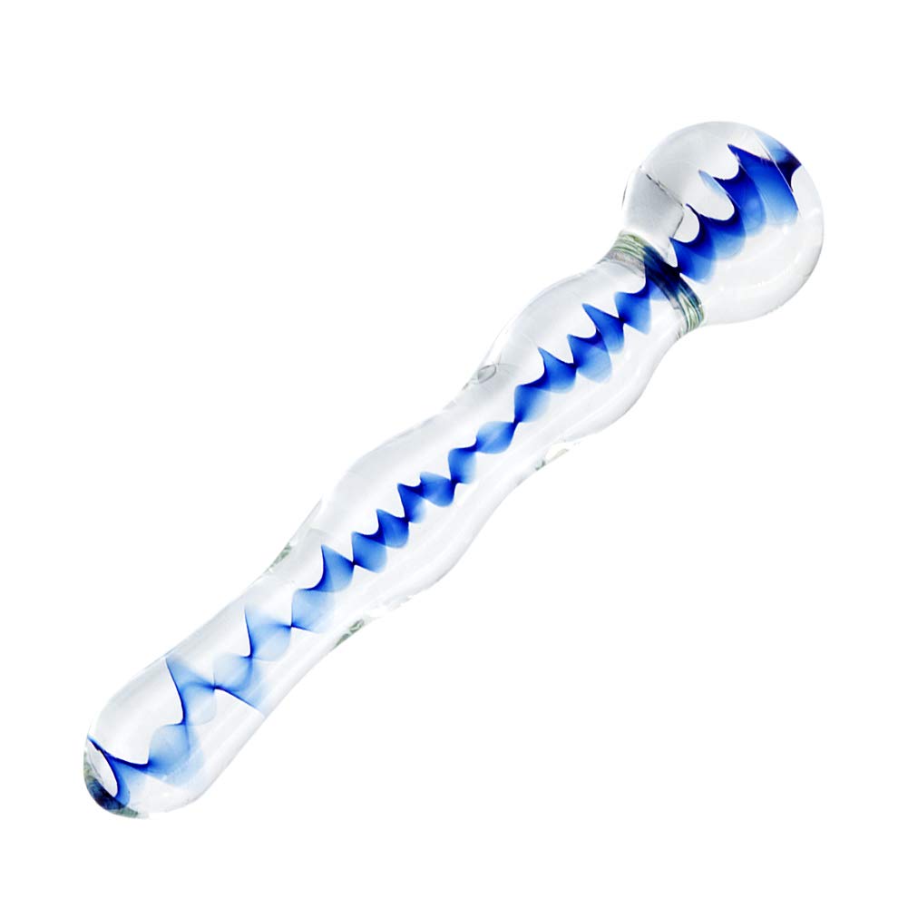 Dildo anal de Glasdildo, estimulación del punto G, masturbación vaginal, consolador anal de cristal para mujeres y hombres