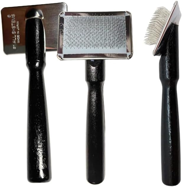 #1 All Systems Grooming Products for Smooth Coated Breeds - French Bulldog, Basset Hound, Beagle, Boston Terrier, Chihuahua, Pug and Similar Breeds - Super Cleaning & Conditioning Shampoo and Slicker