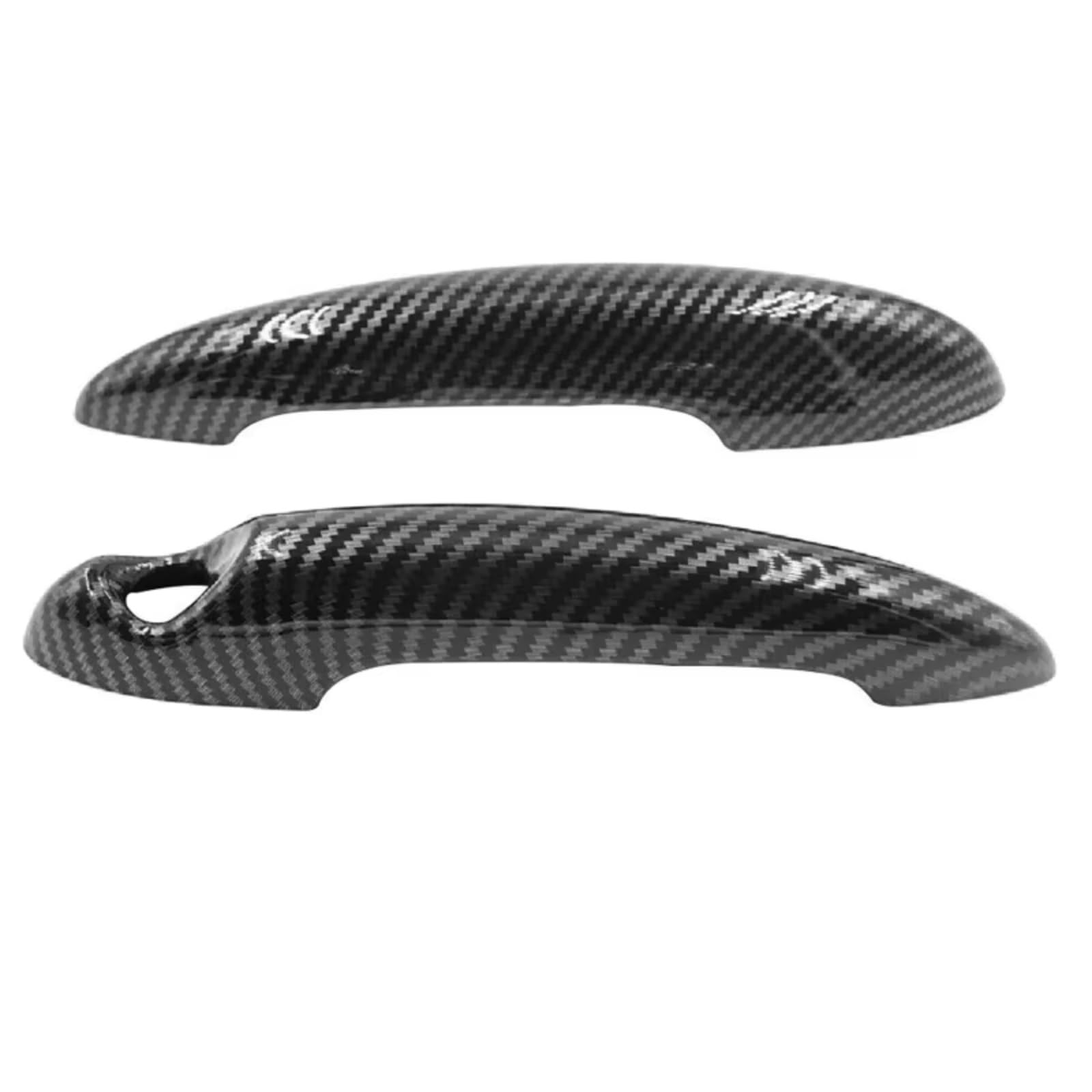 IUYHGTR Car Exterior Door Handle Compatible with MINI for R53 for Cooper S 2001 2002 2003-2006 for R55 for Clubman 2007–2014 Car Door Handle Cover Decoration Sticker(Carbon Fiber)