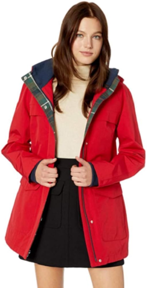 Pendleton Outerwear Women's Carmel Waterproof Breathable Seam Sealed Rain Trail Jacket, Red, Medium