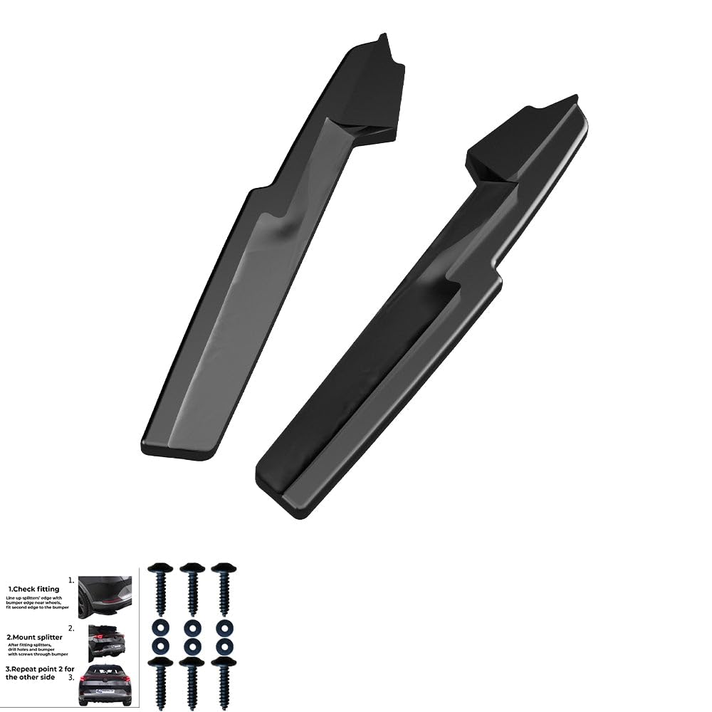 Hinten Splitter kompatibel mit Audi S6 C8 Limousine–Avant 2019+