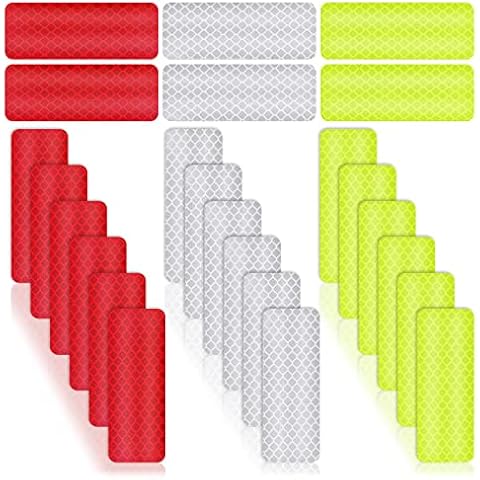 Abeillo 24 Pieces Waterproof Reflective Stickers Cover