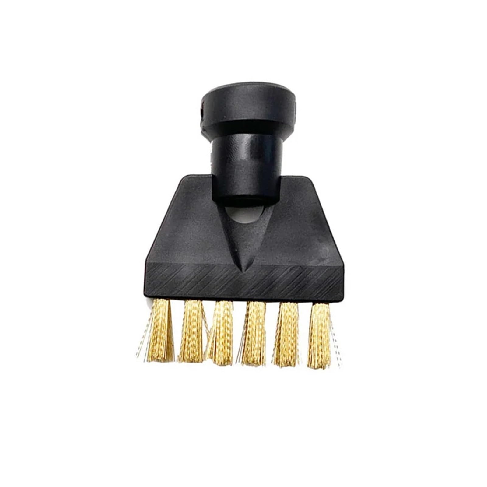 Compatible for Karcher Flat Copper Brush Cleaning Brush For Steam Cleaner Attachment Adapter Cleaning Nozzle