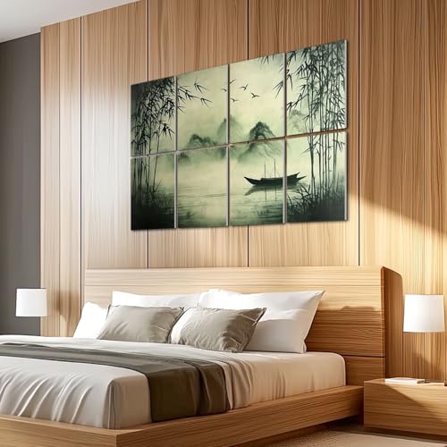 8 Pack Paneles Acústicos Absorbentes de Sonido Decorativos Autoadhesivos 48"x32" miniatura 5