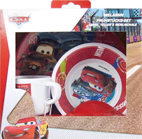 Preisvergleich Produktbild Kinderset FRÜHSTÜCKSSET 3TLG CARS 68791
