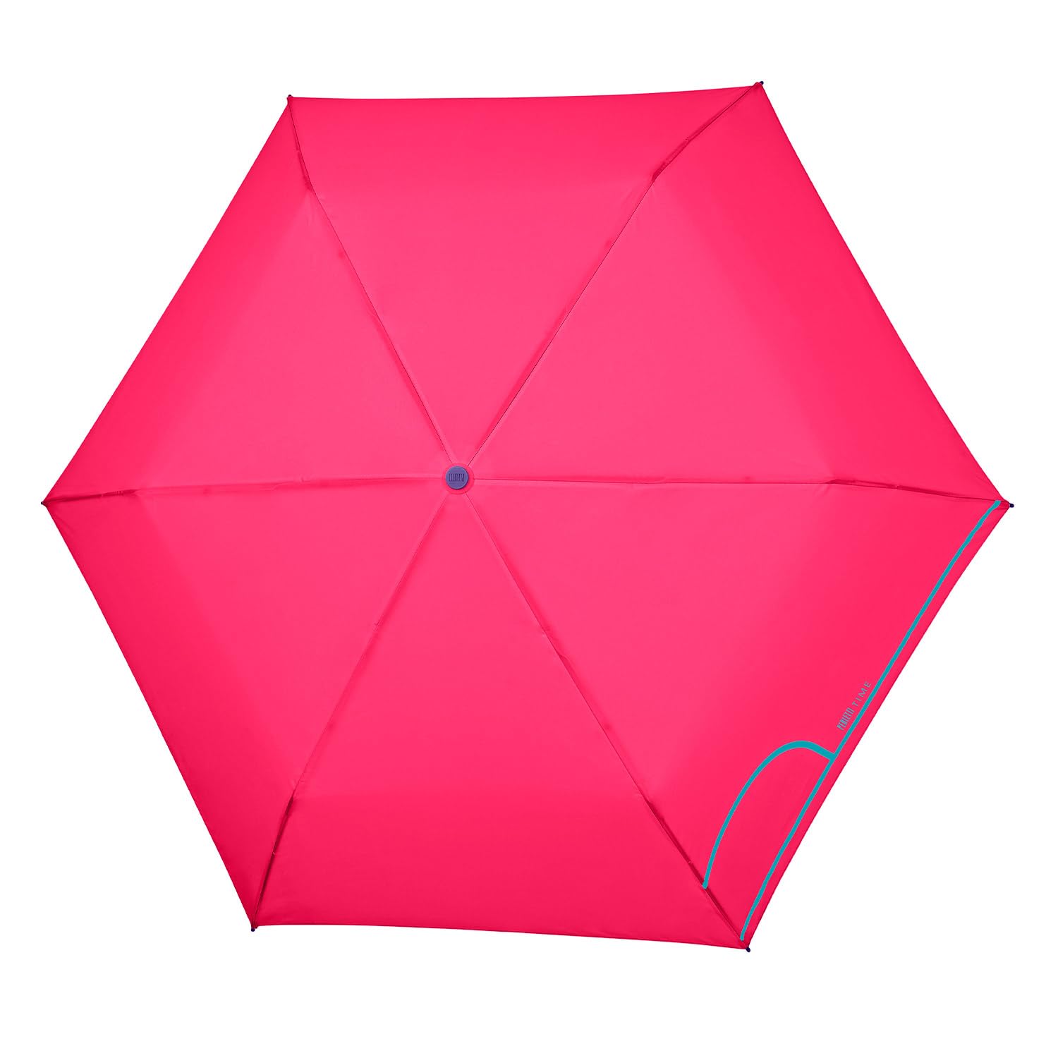 Parasolka Damska Rozkładana Manualnie Mała - Ultra Mini Parasol Lekki Kieszonkowy Okrągły Wiatroodporny - Parasolka Idealna Podczas Podróży - Średnica 90 cm - Perletti