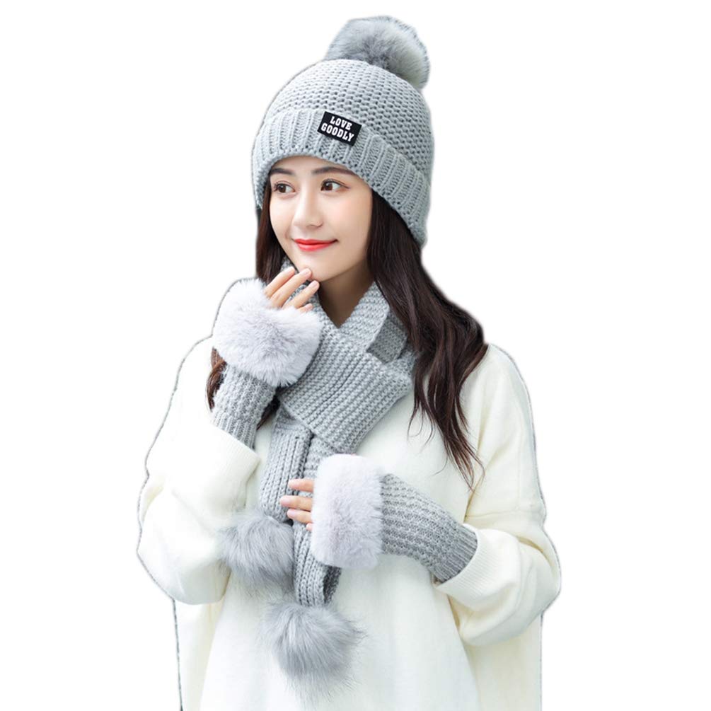 188【MICHAEL KORS】マフラー　手袋　ニット帽　３点セット MICHAEL MICHAEL KORS マイケル コース MICHAEL KORS ☆MK柄